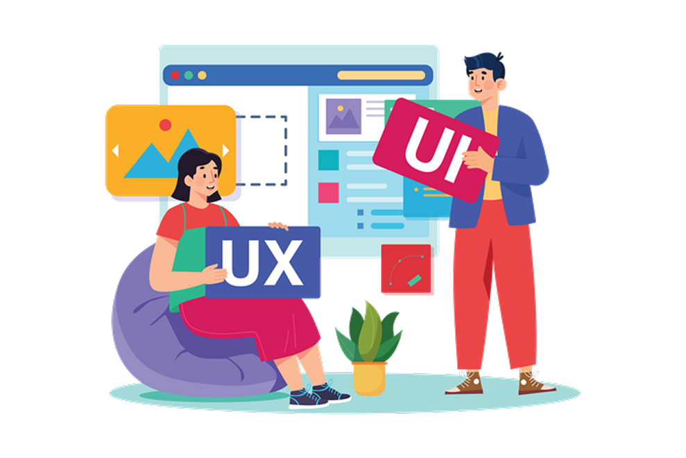 UI/UX design illustration