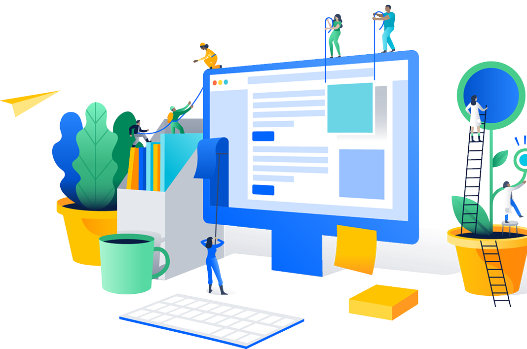 Web design illustration