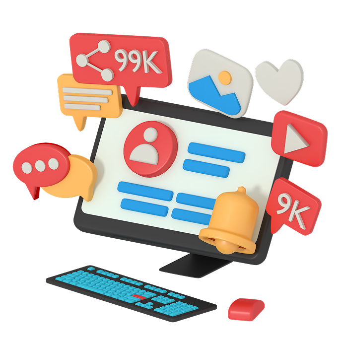 Paid advertising illustration